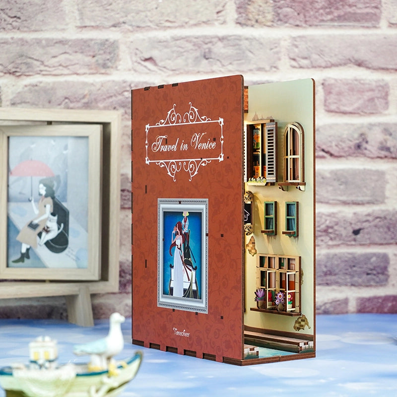 Diy Miniature House Book Nook Kit: Travel in Venice