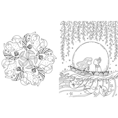 A Million Mermaids Coloring Book