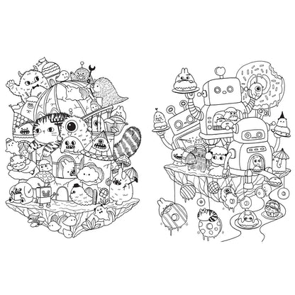A Million Little Monsters Coloring Book