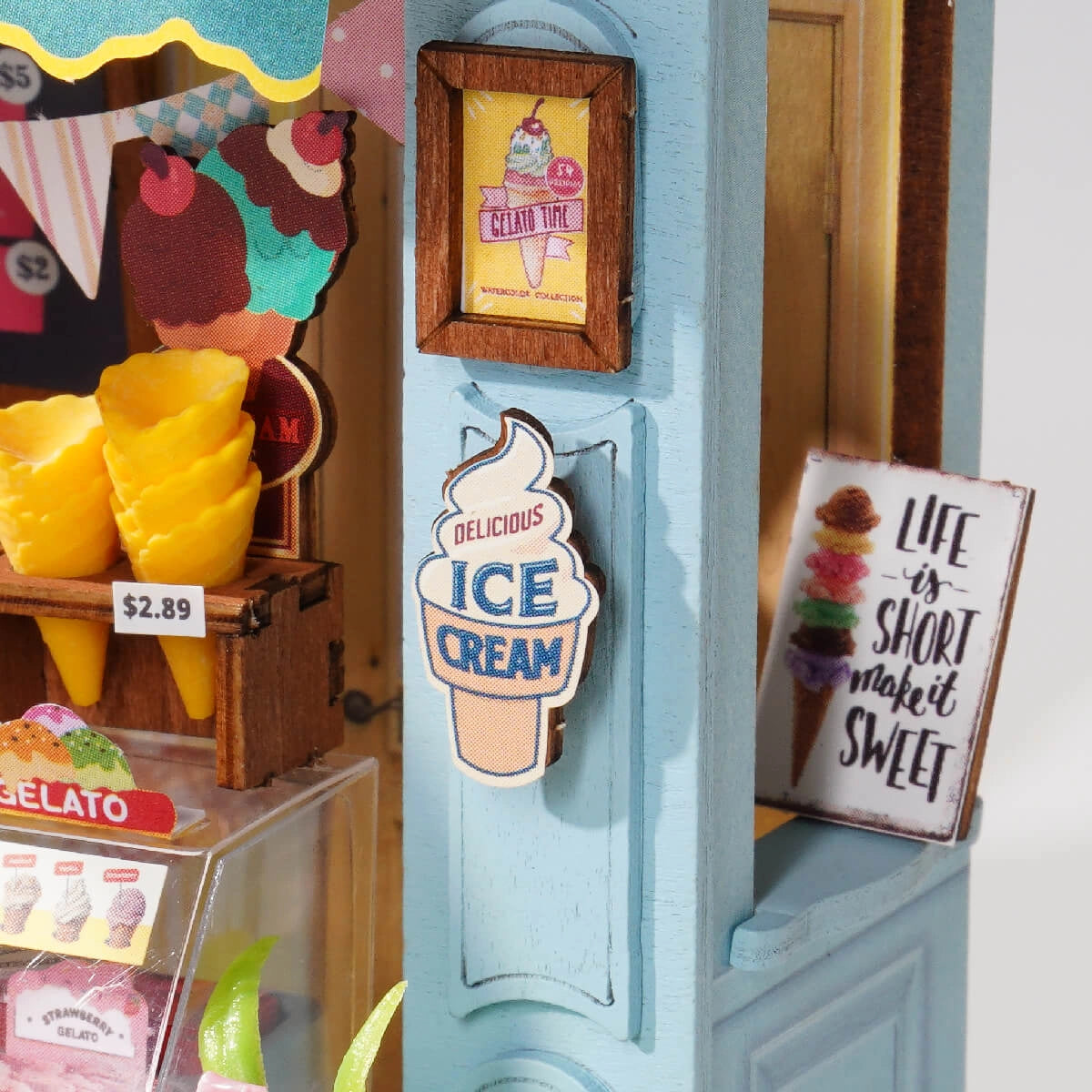 DIY Miniature House Kit – Chill Bites Gelato Stall