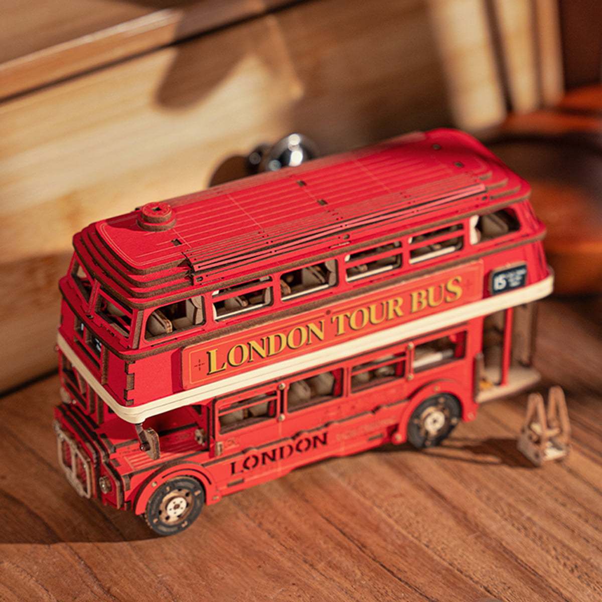 3D Wooden Puzzle - London Bus