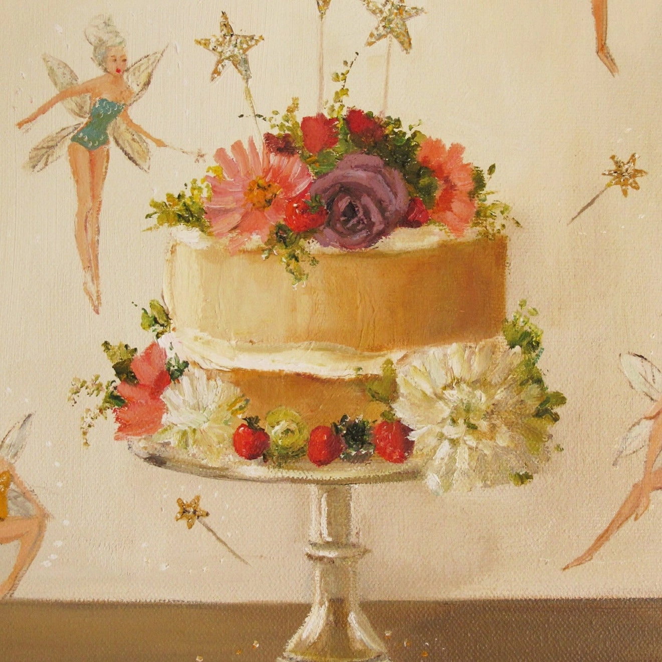 Fairy Cake, Open Edition Print by Janet Hill