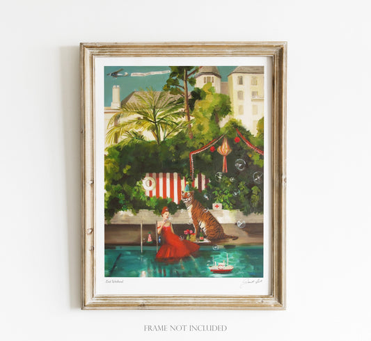 Lost Weekend Art, Open Edition Print by Janet Hill