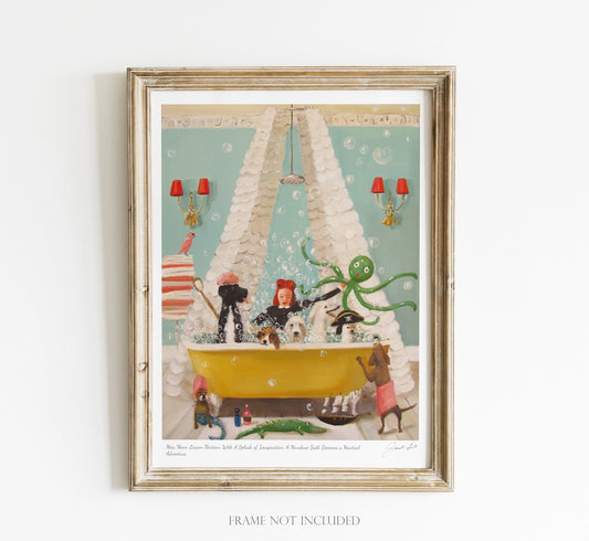 Miss Moon Lesson Thirteen, Open Edition Print by Janet Hill