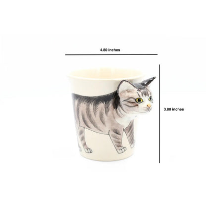 Tabby Cat Mug 10 oz