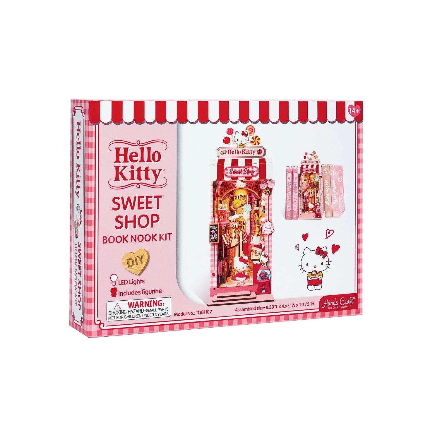 Hello Kitty® Sweet Shop - DIY Book Nook Kit (Miniature Candy Shop)