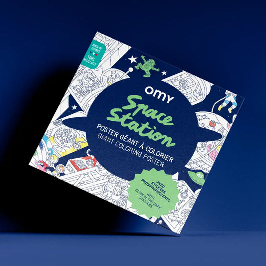 OMY Space Station with Stickers Giant Poster