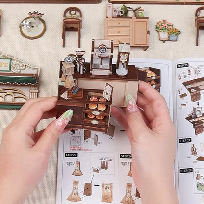 Fall Into Wonder - DIY Book Nook Kit (Alice in Wonderland Miniature)