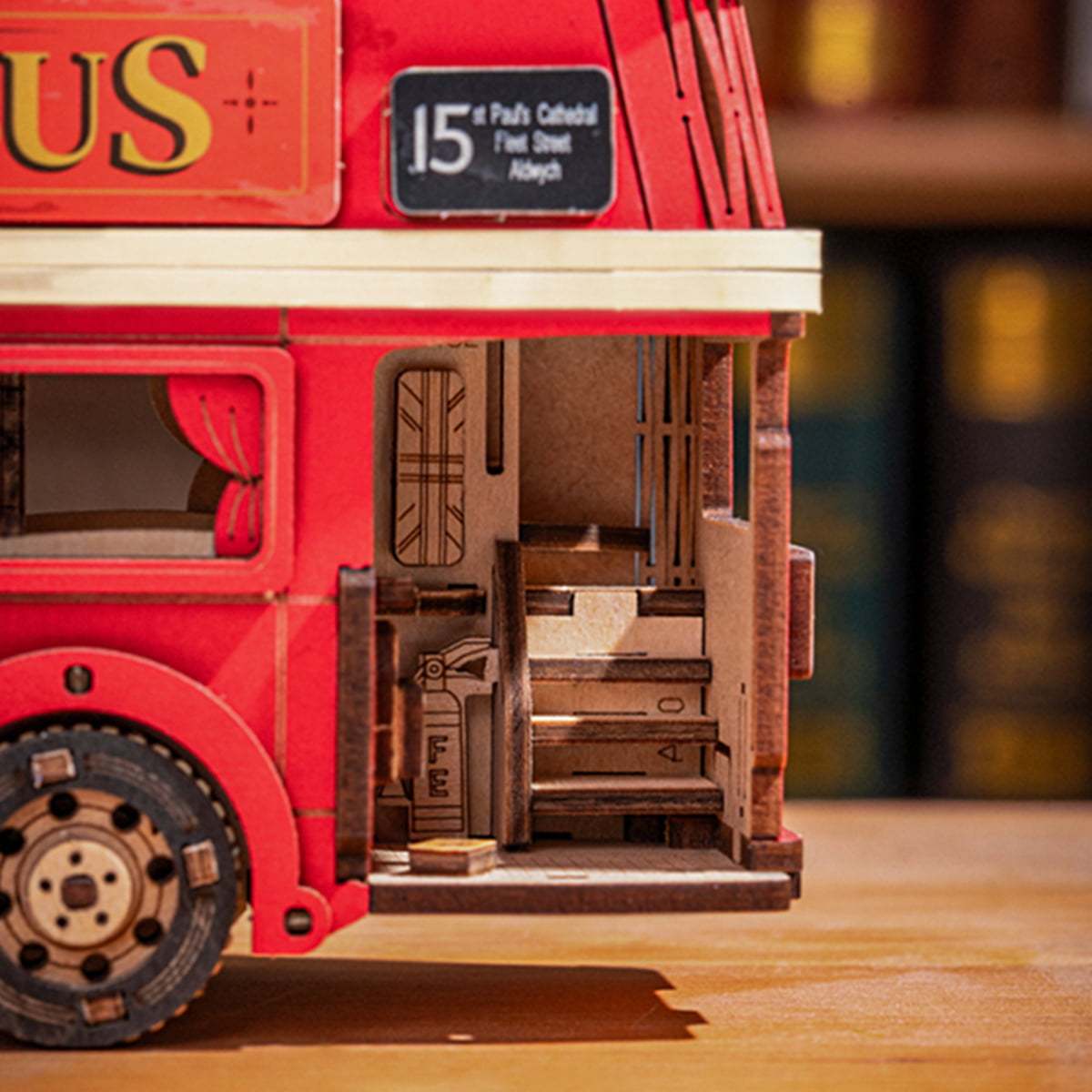 3D Wooden Puzzle - London Bus