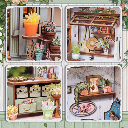 Champs-Élysées Florist - DIY Book Nook Kit (Miniature Flower Shop)