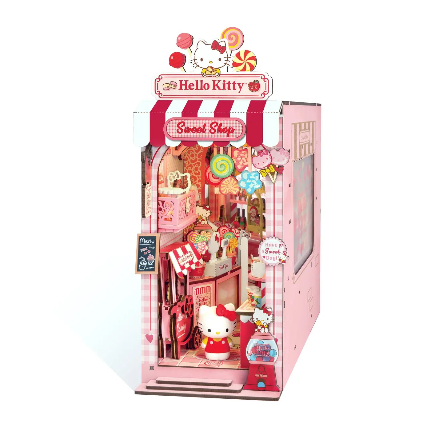 Hello Kitty® Sweet Shop - DIY Book Nook Kit (Miniature Candy Shop)