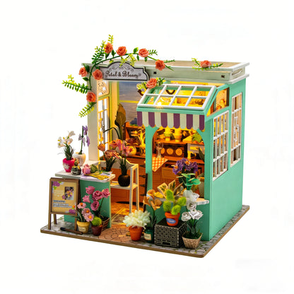 DIY Miniature House Kit: Petal & Bloom
