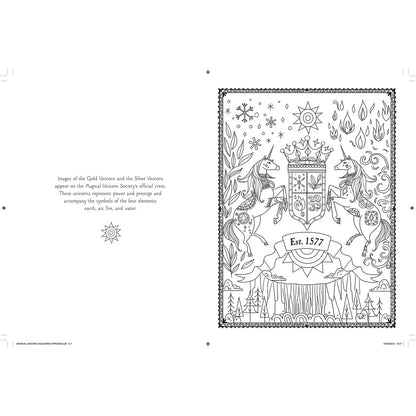 Magical Unicorn Society Official Coloring Book
