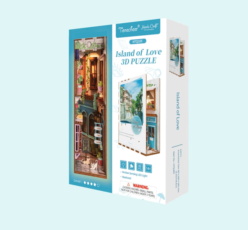 Diy Miniature House Book Nook Kit: Island of Love