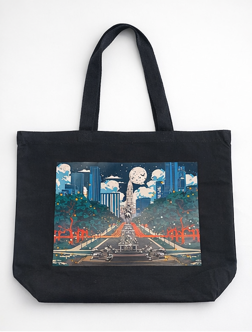 Mega Asellia- Phily Cityscape Tote Bags