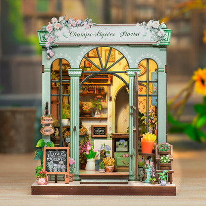 Champs-Élysées Florist - DIY Book Nook Kit (Miniature Flower Shop)