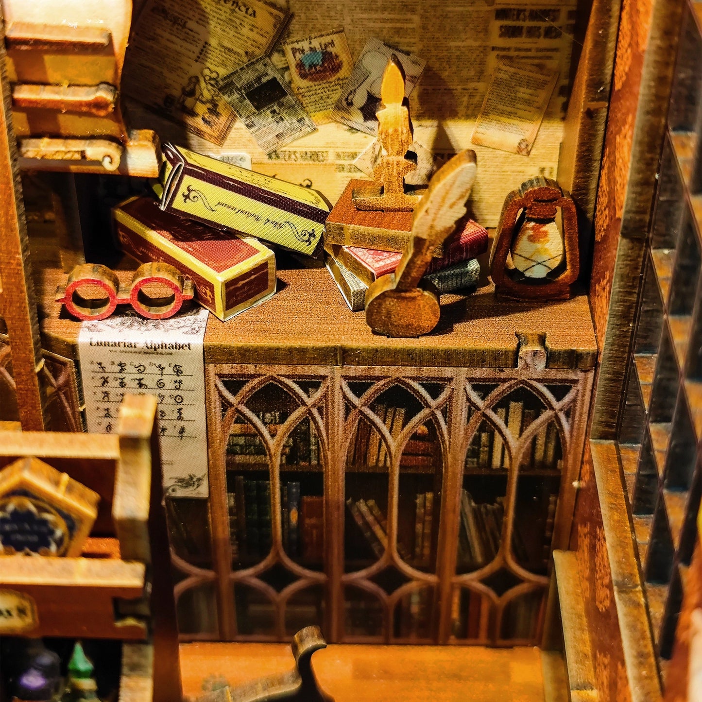 Wand Emporium - DIY Book Nook Kit (Miniature Wizard Shop)