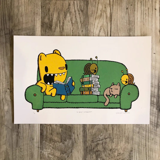 A Quiet Afternoon, Screen Print by everyday balloons