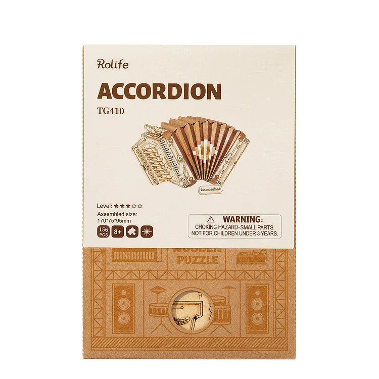 Accordion TG410 3D Wooden Puzzle