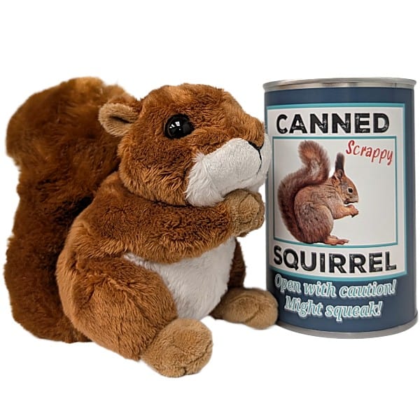 Scrappy the Canned Squirrel