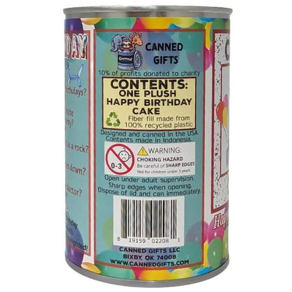 Canned Cake – Happy Birthday!