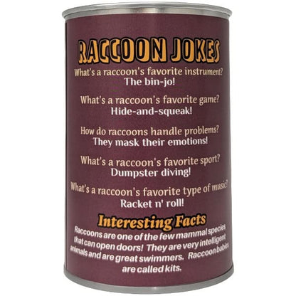 Rascal  the Canned Raccoon