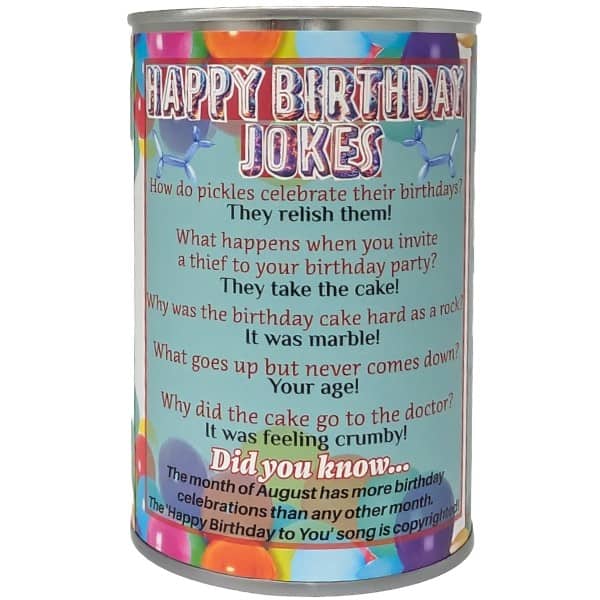 Canned Cake – Happy Birthday!