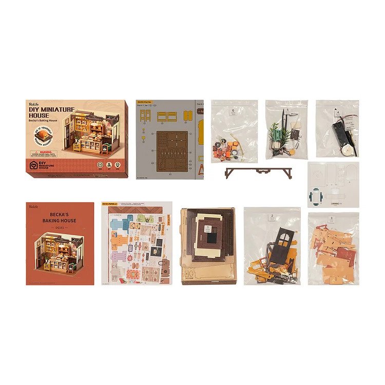 Becka's Baking House DIY Miniature House Kit DG161