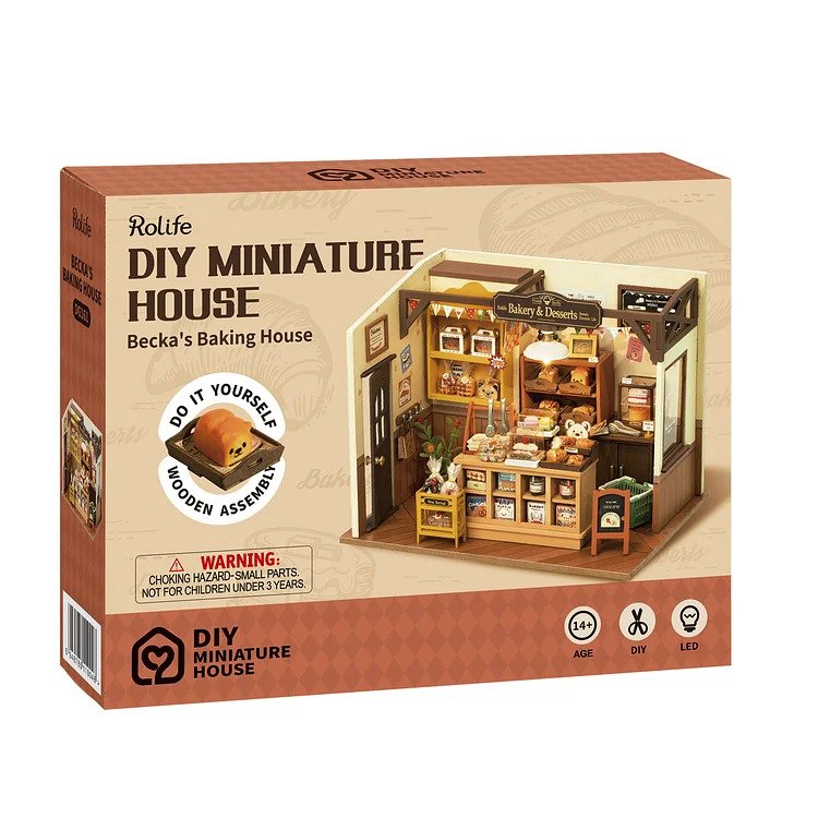 Becka's Baking House DIY Miniature House Kit DG161