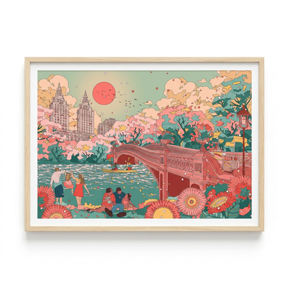 Mega Asellia: Bow Bridge in Central Park