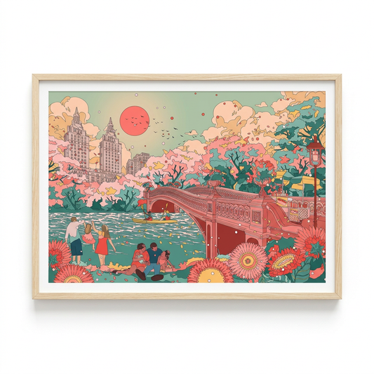 Mega Asellia: Bow Bridge in Central Park