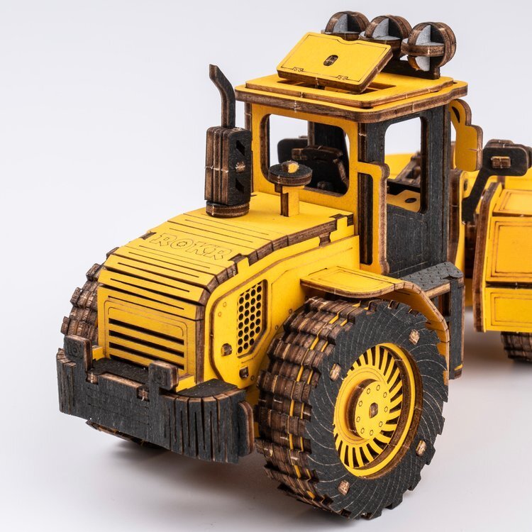 Bulldozer Engineering Vehicle 3D Wooden Puzzle TG509K