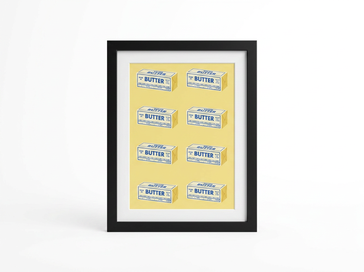 Butter Art Print | Framed Kitchen Wall Art