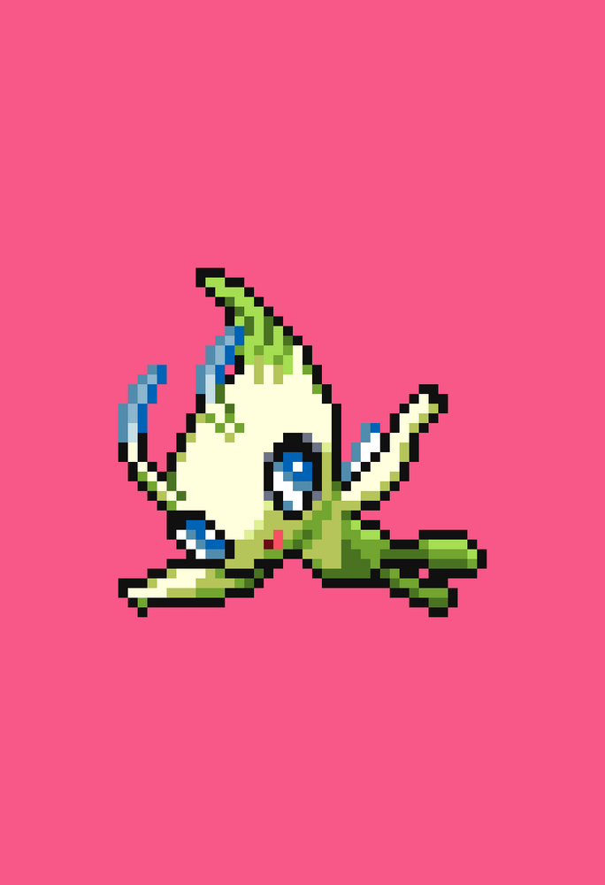 Celebi - Pokemon Print