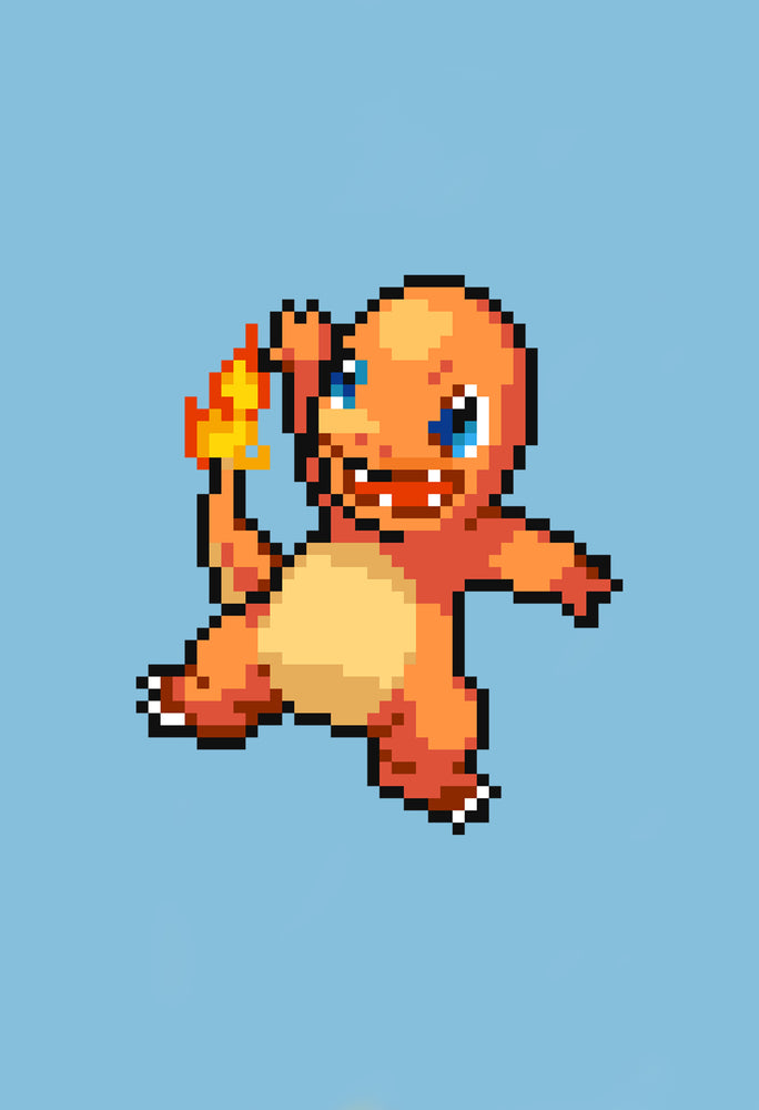 Charmander - Pokemon Print