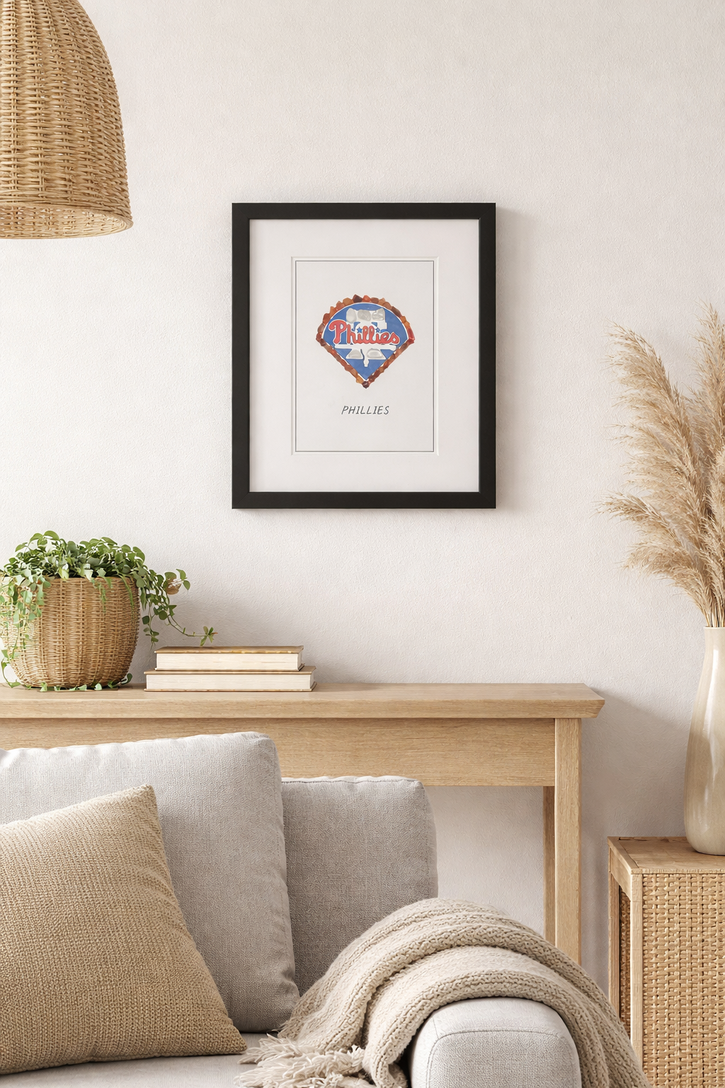 Philly Sports Team- Phillies Crystal Art