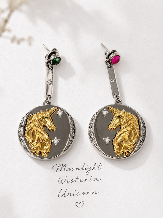 Hand Crafted Unicorn Earring