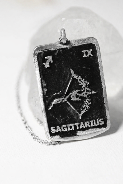 Sterling Silver Hand Made Zodiac Necklace