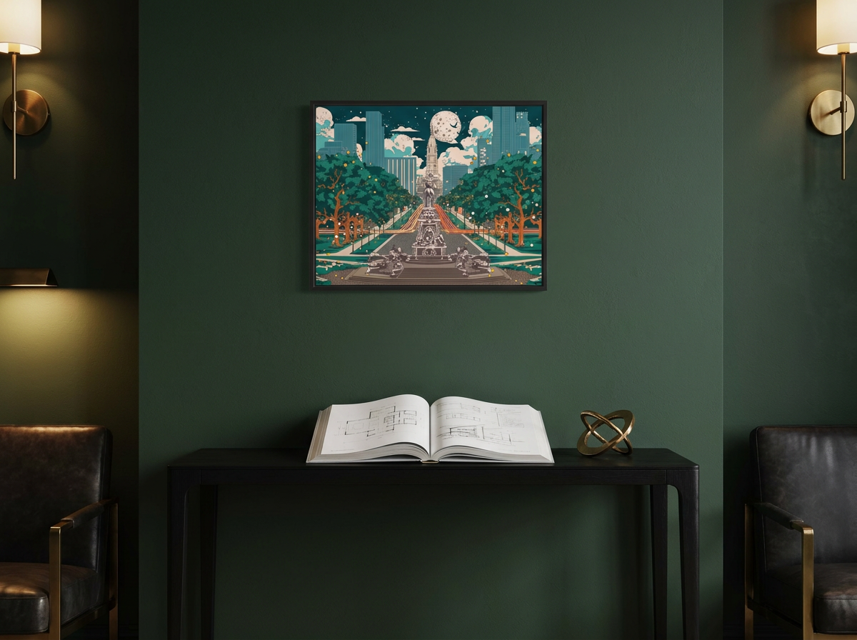 Ben Franklin Parkway Print