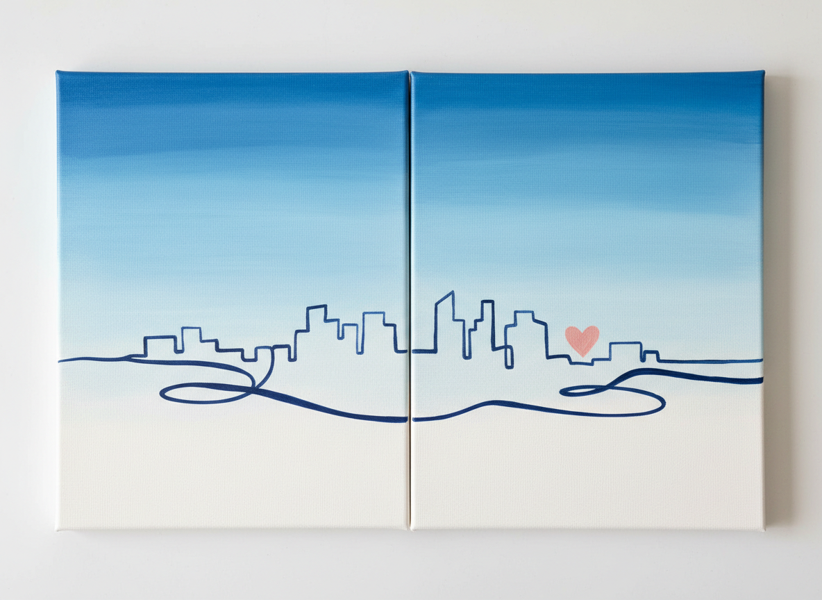 Couples Collaborative Canvas (Date Night)