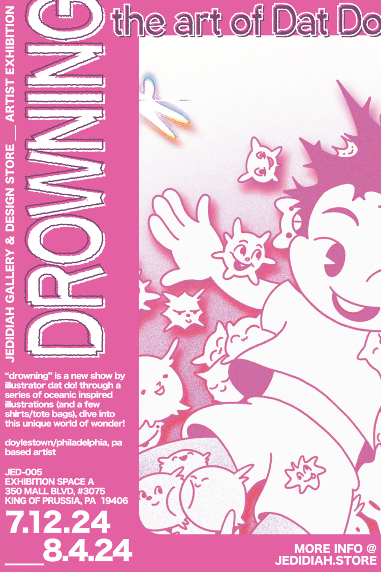 Dat Poster Drowning by Dat Show Posters – Jedidiah Design Store
