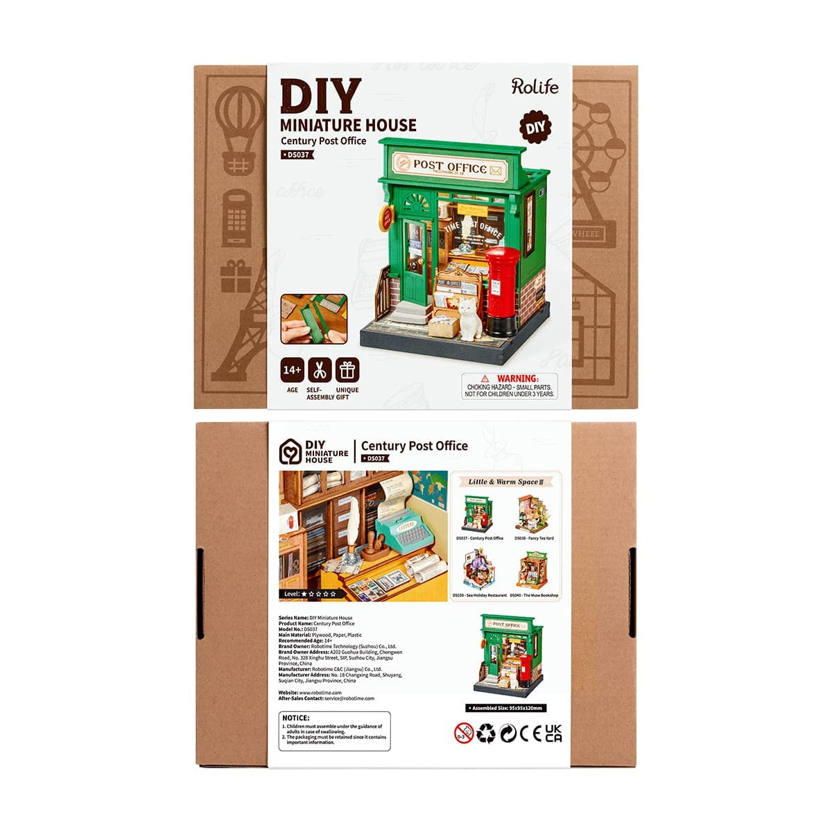 DIY Miniature House - Century Post Office DS037