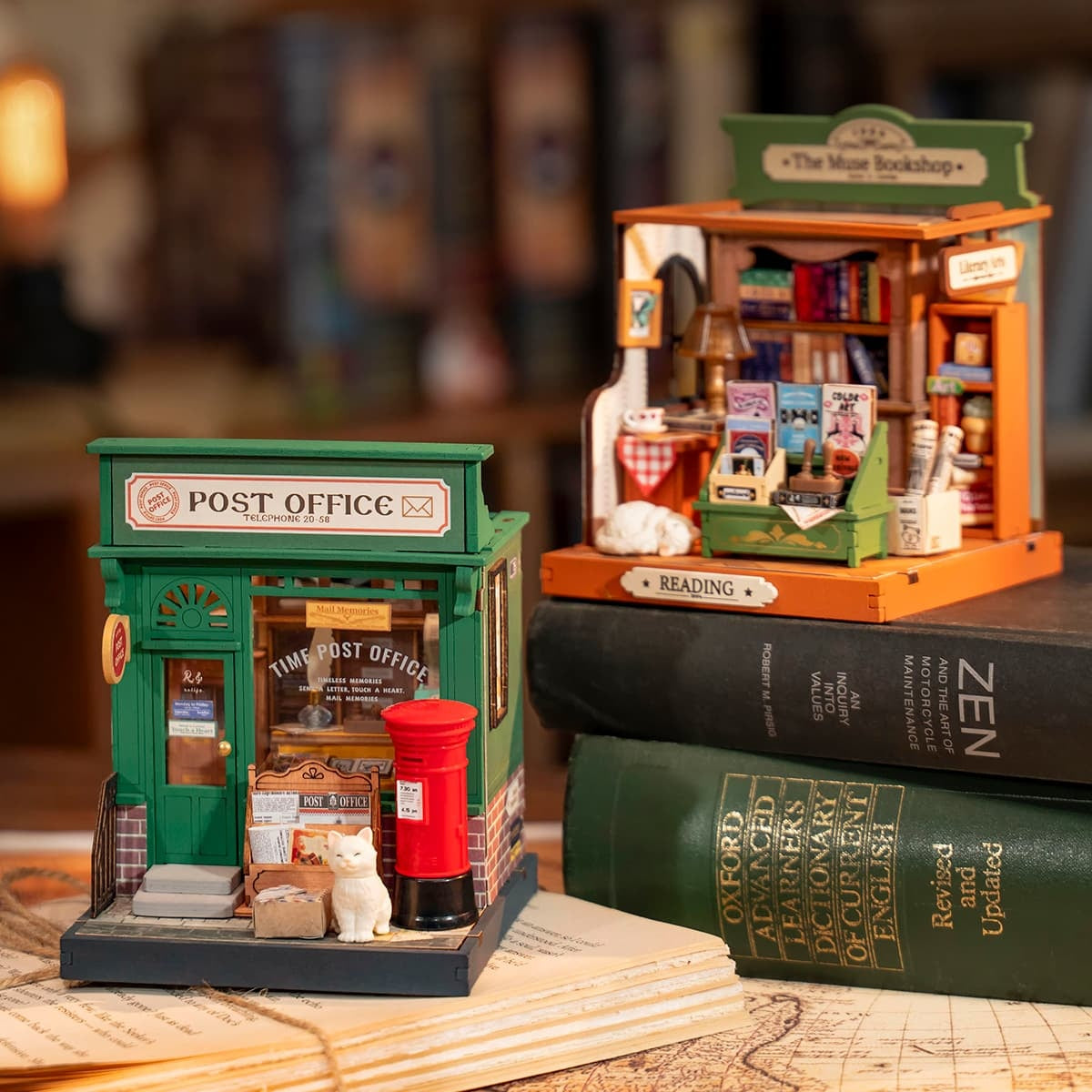 DIY Miniature House - The Muse Bookshop DS040