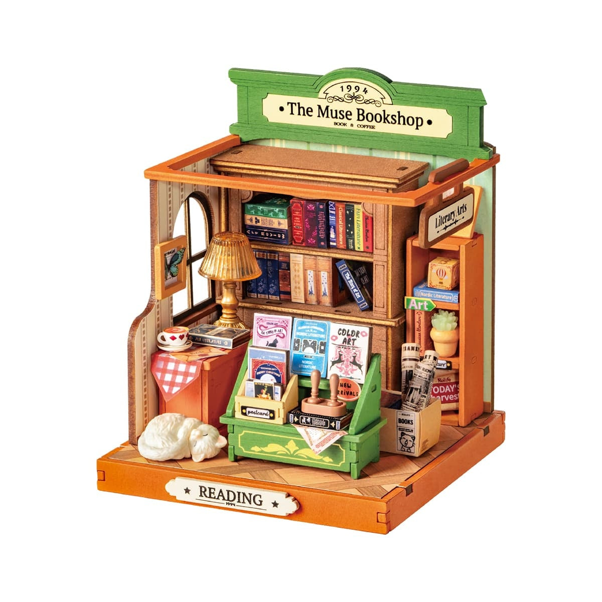 DIY Miniature House - The Muse Bookshop DS040