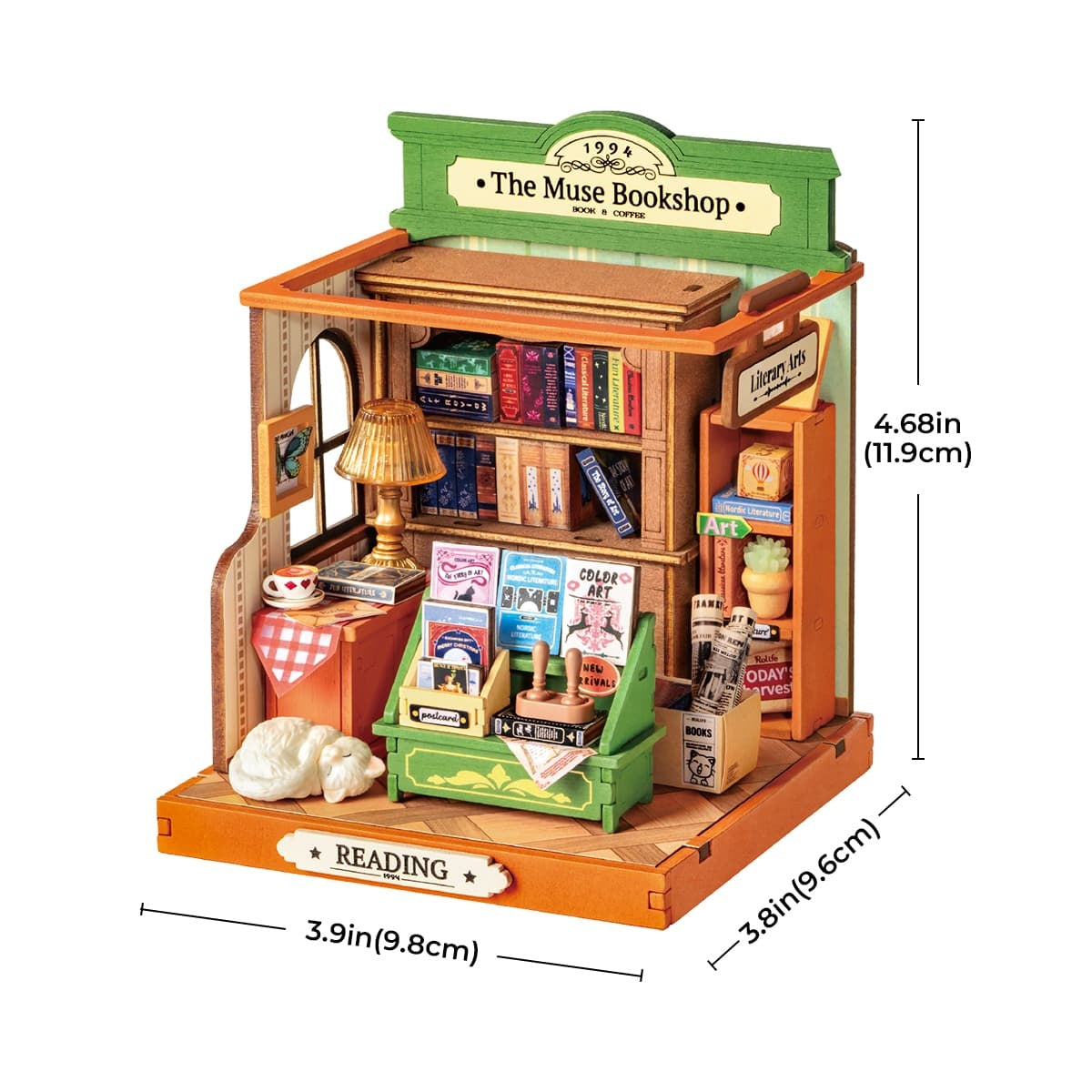 DIY Miniature House - The Muse Bookshop DS040