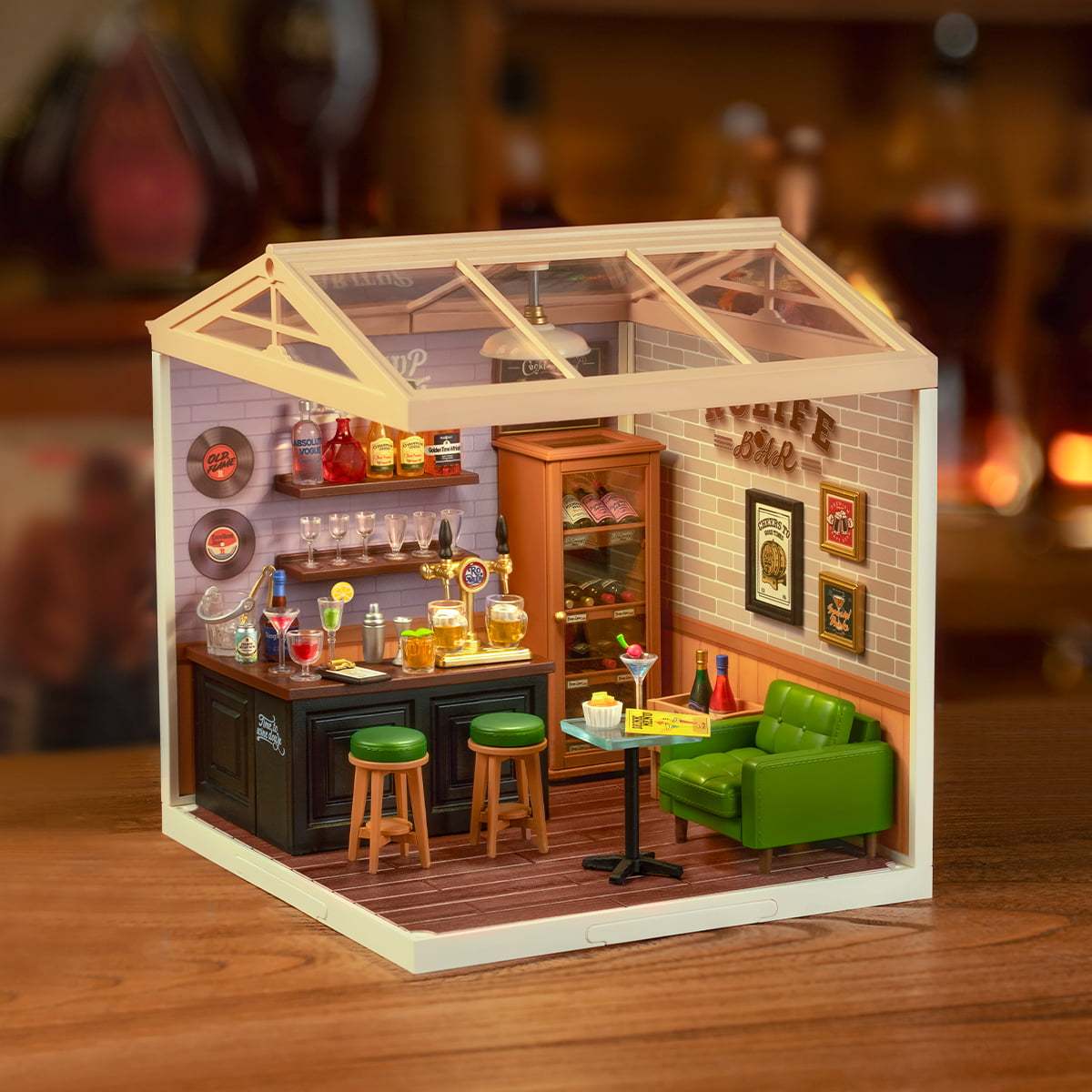 DIY Miniature House Kit - Leisurely Cheeres Bar