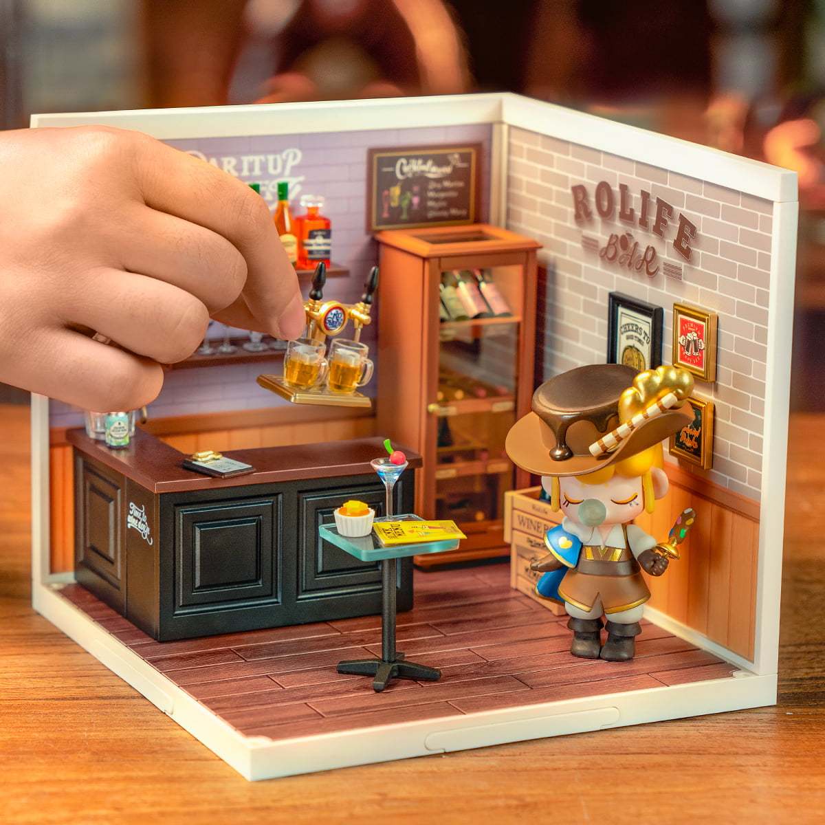 DIY Miniature House Kit - Leisurely Cheeres Bar