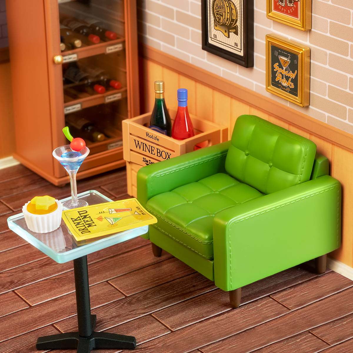 DIY Miniature House Kit - Leisurely Cheeres Bar