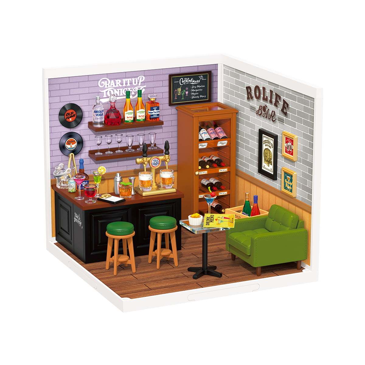 DIY Miniature House Kit - Leisurely Cheeres Bar