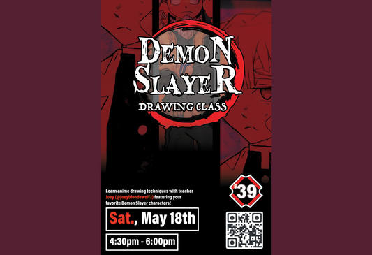 Demon Slayer Drawing Class - 5/18